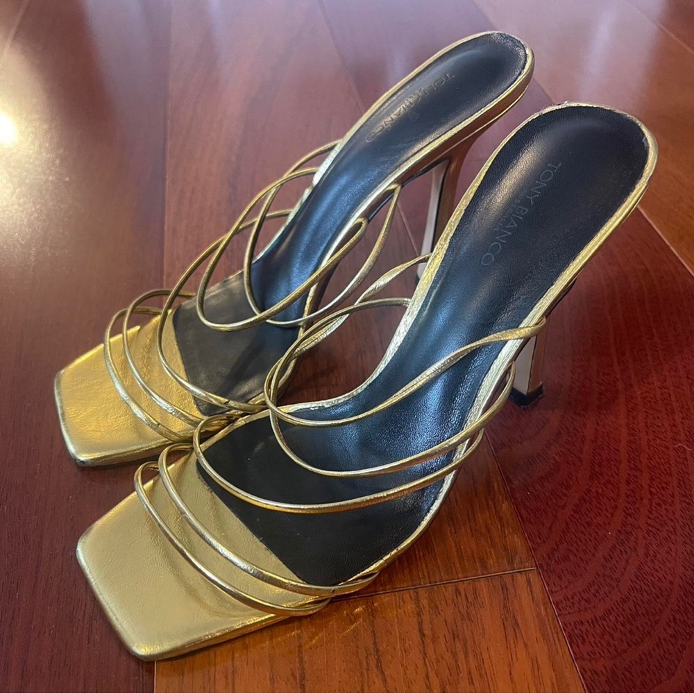 Tony Bianco Gold Heels